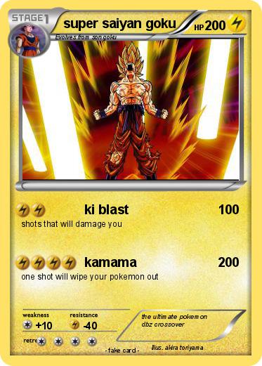 Pokemon super saiyan goku