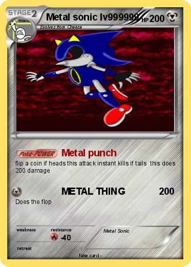 Pokemon Metal sonic lv999999