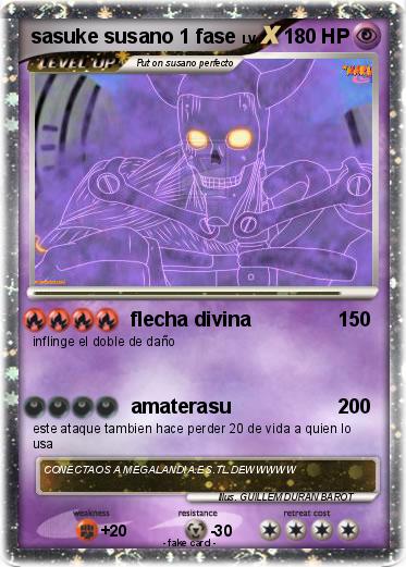 Pokemon sasuke susano 1 fase