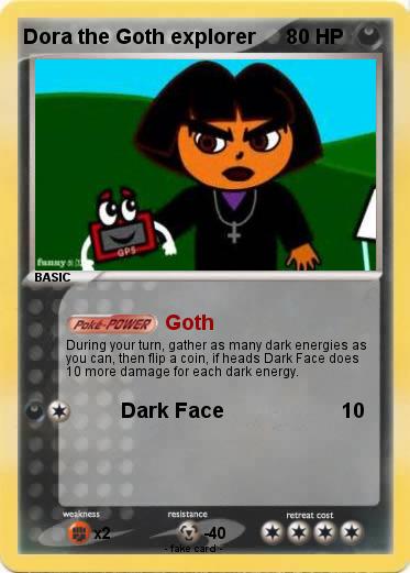 Pokemon Dora the Goth explorer