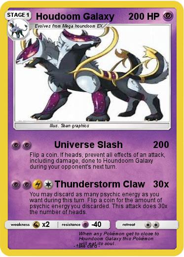 Pokemon Houdoom Galaxy