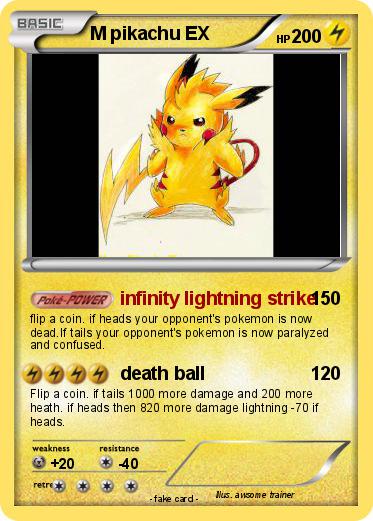 Pokemon M pikachu EX