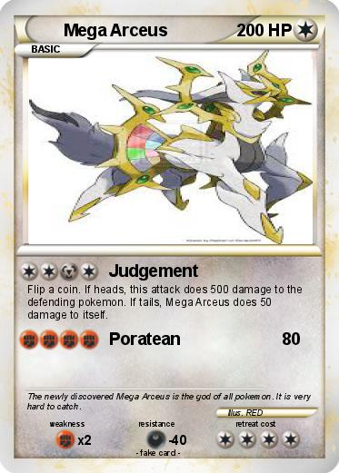 Pokemon Mega Arceus