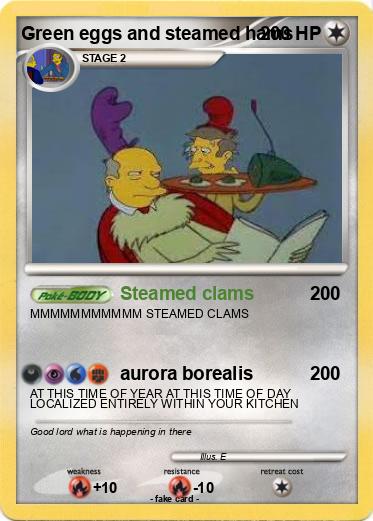 Pokemon Green eggs and steamed hams