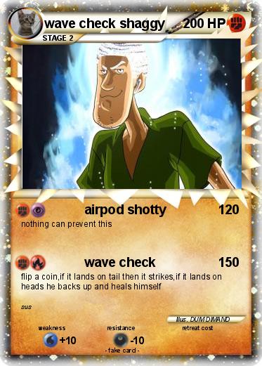 Pokemon wave check shaggy
