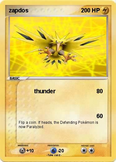 Pokemon zapdos