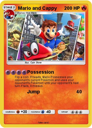 Pokemon Mario and Cappy