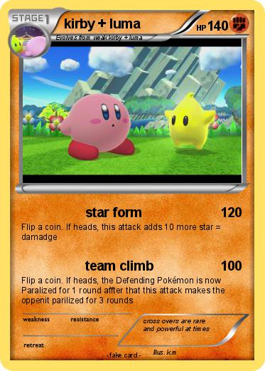 Pokemon kirby + luma