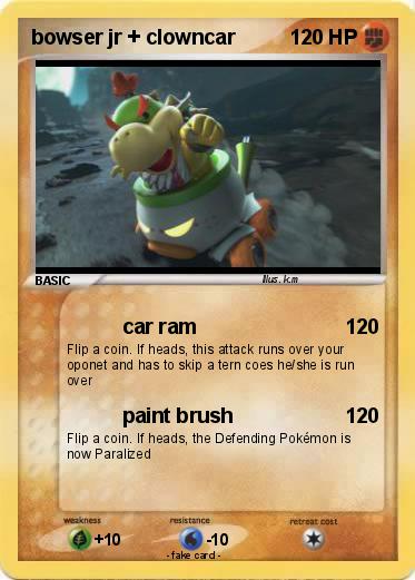Pokemon bowser jr + clowncar