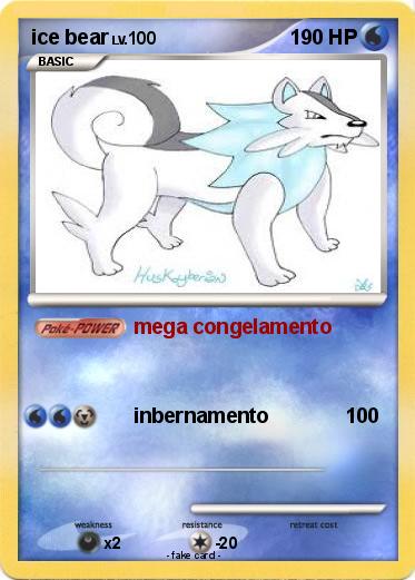 Pokemon ice bear