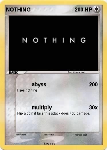 Pokemon NOTHING