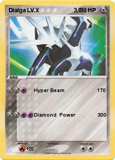 Pokemon Dialga LV.X                      3,0