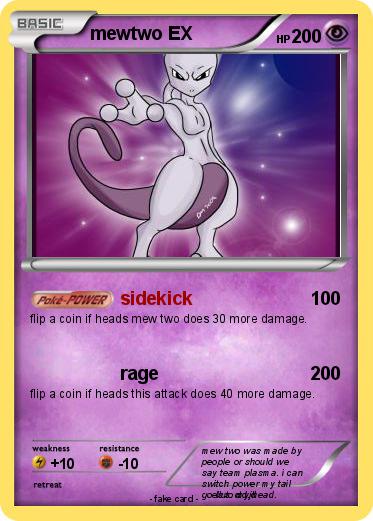 Pokemon mewtwo EX
