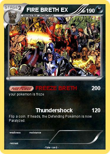 Pokemon FIRE BRETH EX