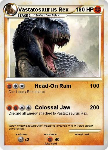 Pokemon Vastatosaurus Rex