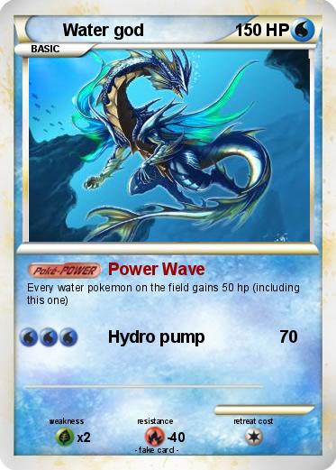 Pokemon Water god
