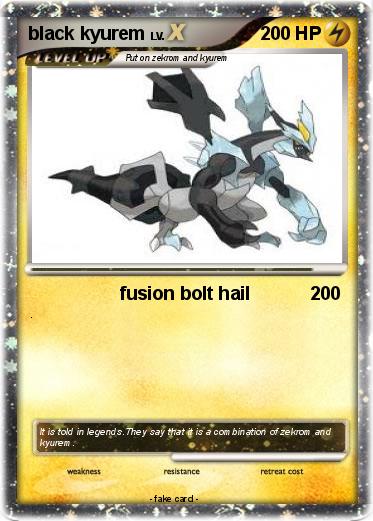 Pokemon black kyurem