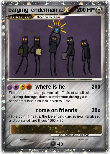Pokemon barging  enderman