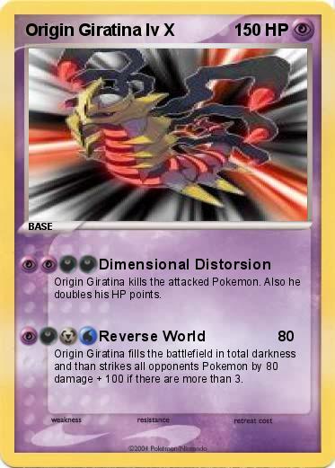 Pokemon Origin Giratina lv X