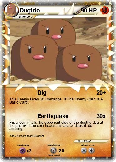 Pokemon Dugtrio