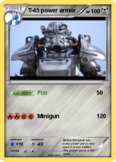 Pokemon T-45 power armor
