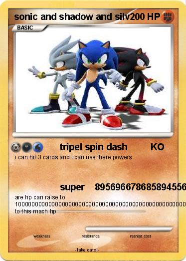 Pokemon sonic and shadow and silv