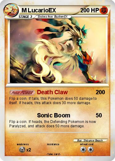 Pokemon M LucarioEX