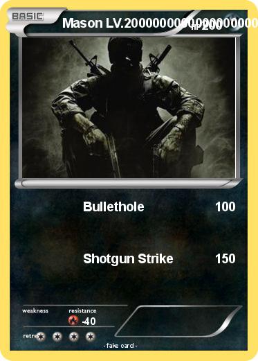 Pokemon Mason LV.2000000000000000000000000000000000000000000000