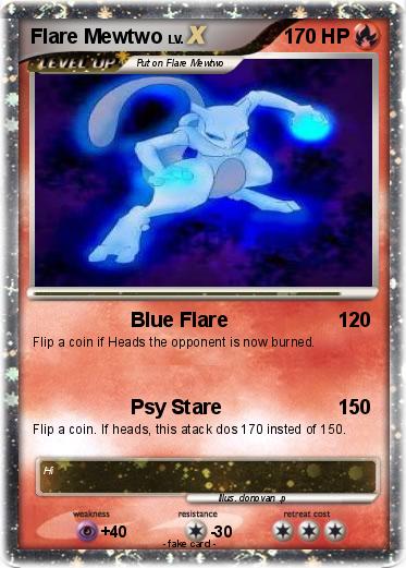 Pokemon Flare Mewtwo