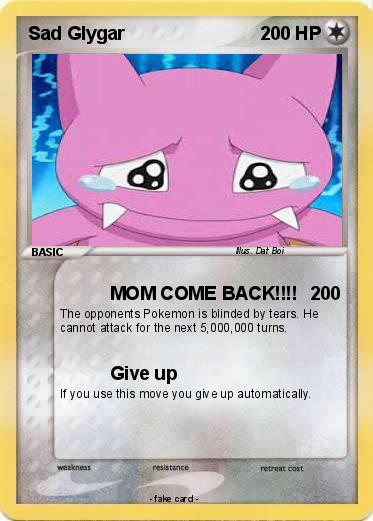 Pokemon Sad Glygar