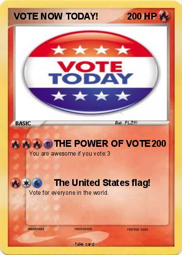 Pokemon VOTE NOW TODAY!