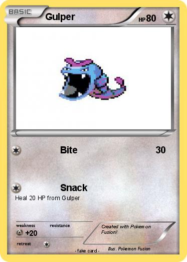 Pokemon Gulper
