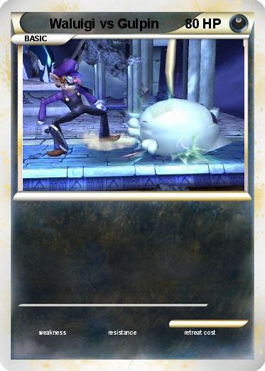 Pokemon Waluigi vs Gulpin