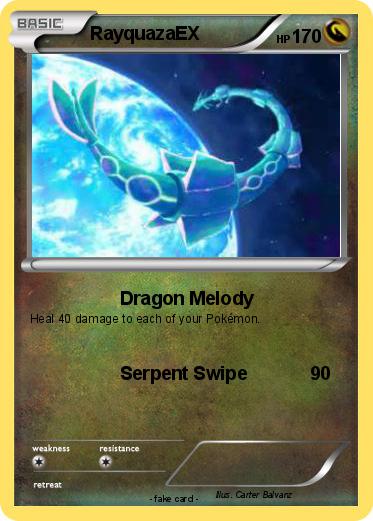 Pokemon RayquazaEX
