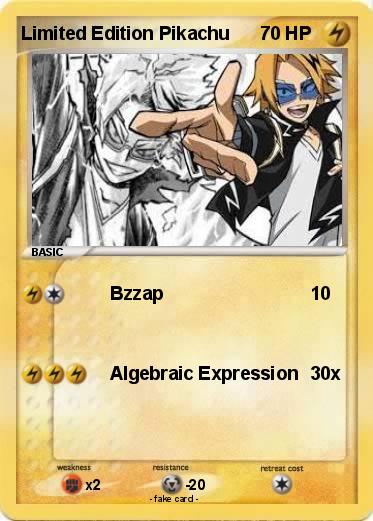 Pokemon Limited Edition Pikachu