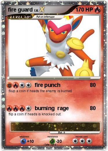 Pokemon fire guard