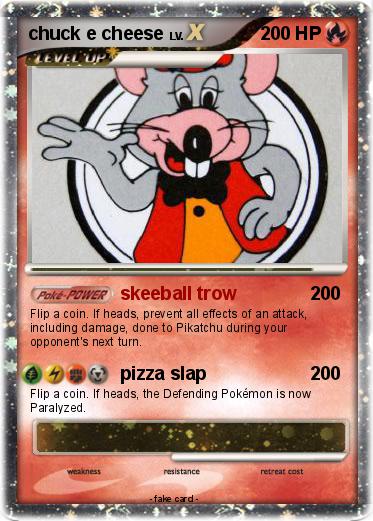 Pokemon chuck e cheese