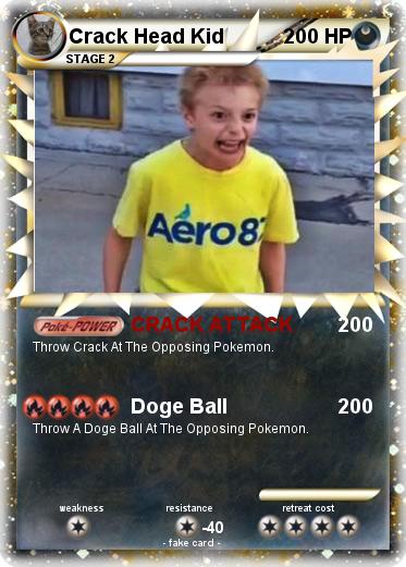 Pokemon Crack Head Kid