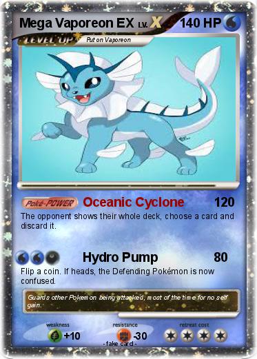Pokemon Mega Vaporeon EX