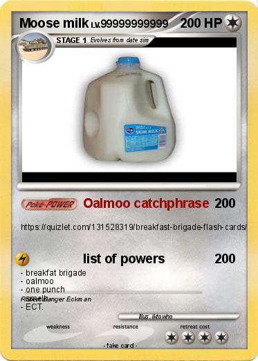Pokemon Moose milk