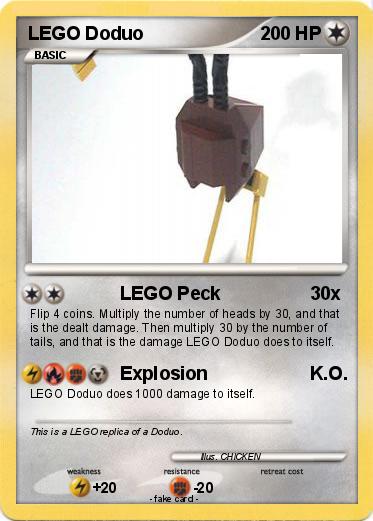 Pokemon LEGO Doduo Pokemon LEGO Doduo