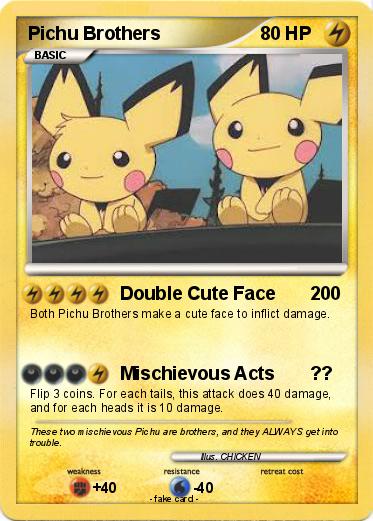 Pokemon Pichu Brothers