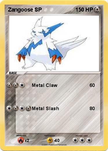 Pokemon Zangoose SP