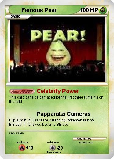 Pokemon Famous Pear