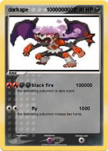 Pokemon darkape            1000000000
