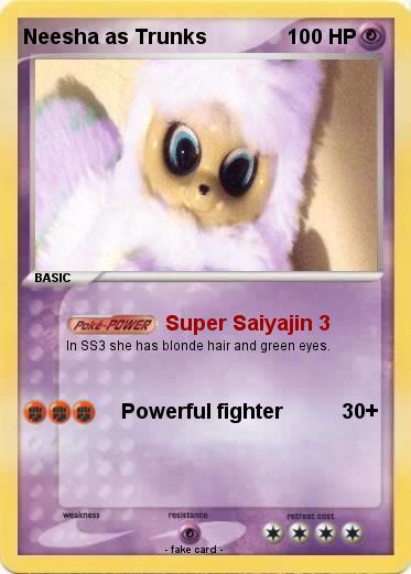 Pokemon Neesha as Trunks
