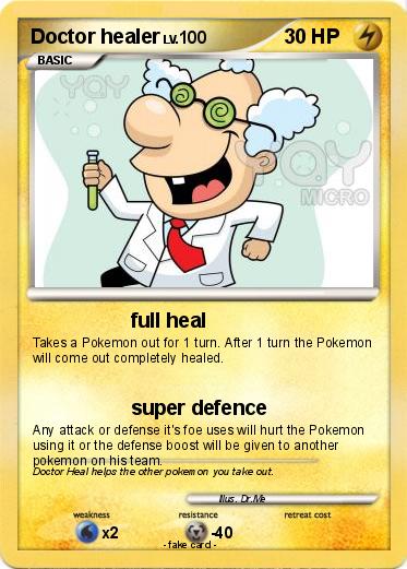 Pokemon Doctor healer