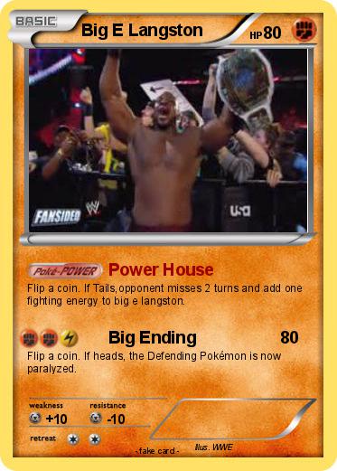 Pokemon Big E Langston