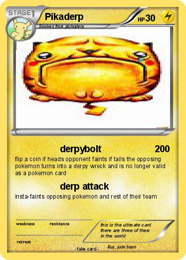 Pokemon Pikaderp