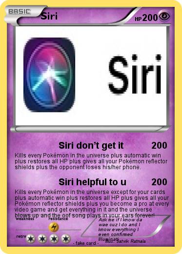 Pokemon Siri